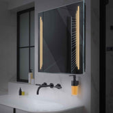 Espejo LED Cuadrado | Control por interruptor de pared | Luz blanca cálida - Reyze Seria Salono Model 8